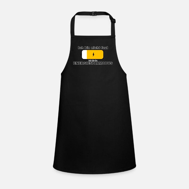 I'm not lazy - I'm in power saving mode Children's Apron