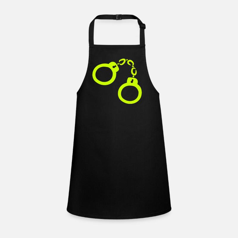 Handcuffs Yellow Children's Apron