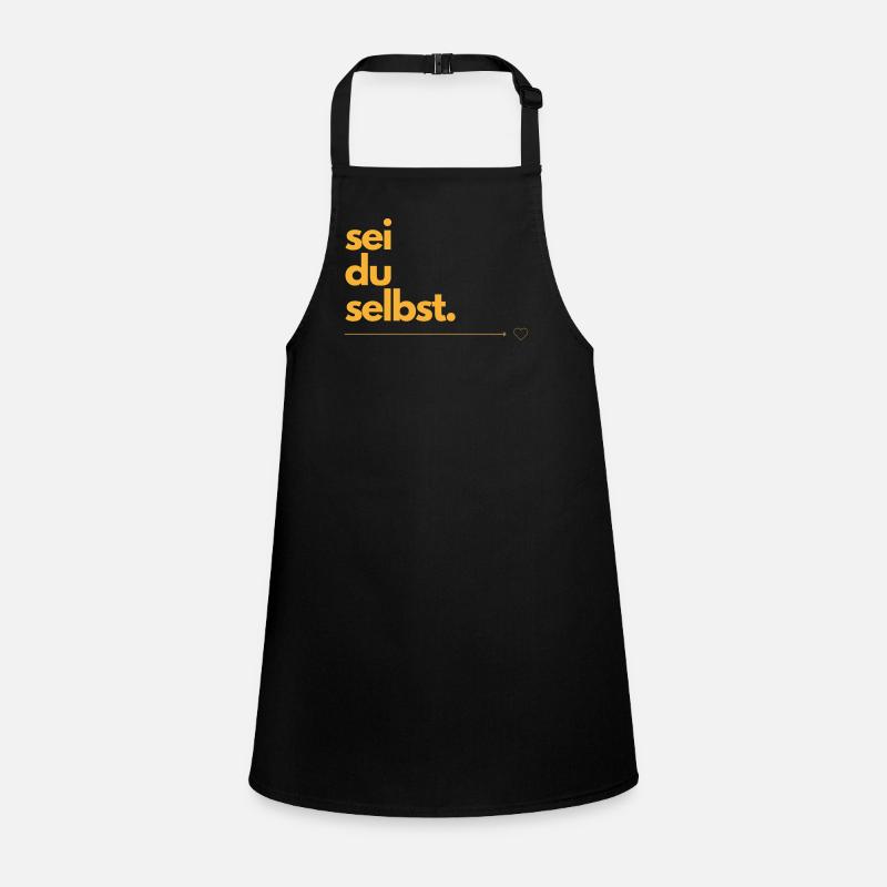 sei du selbst Schürze für Kinder