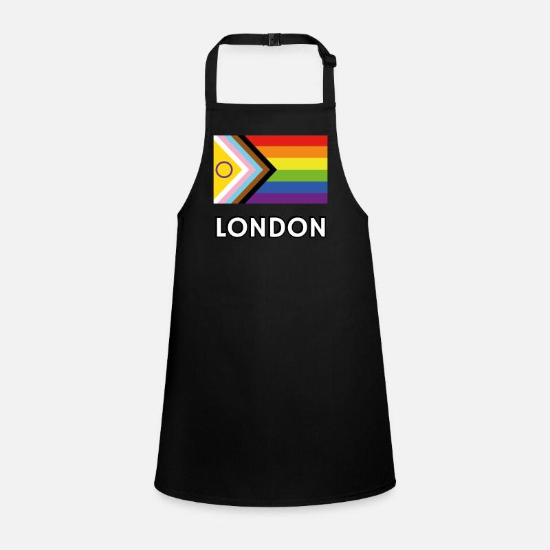 Drapeau de progrès de la fierté inclusive de Londres Tablier Enfant