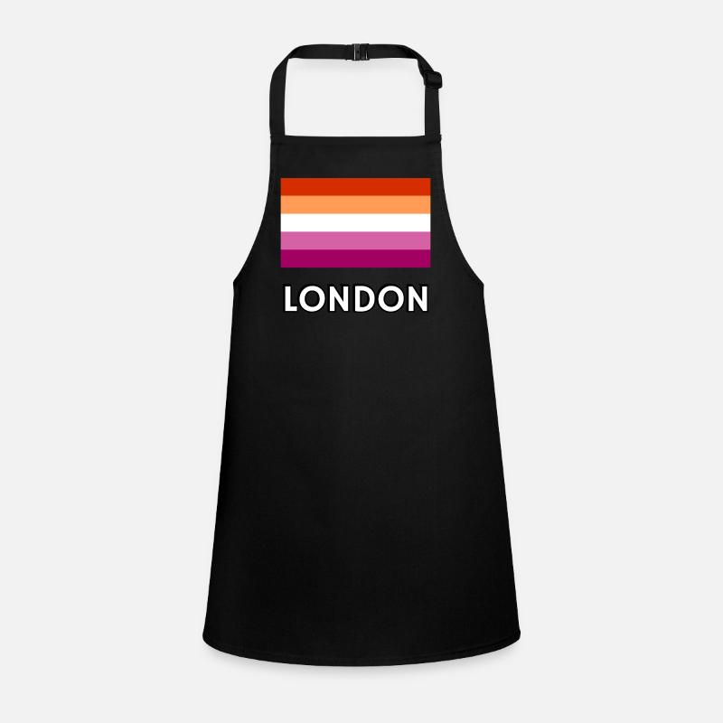 Drapeau de la fierté lesbienne de Londres Tablier Enfant