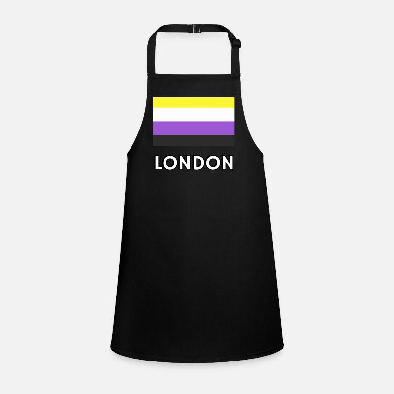 Non binary Pride Flag London Children's Apron