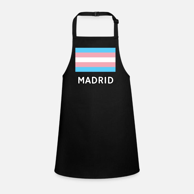 Trans Pride Flagge Madrid Schürze für Kinder