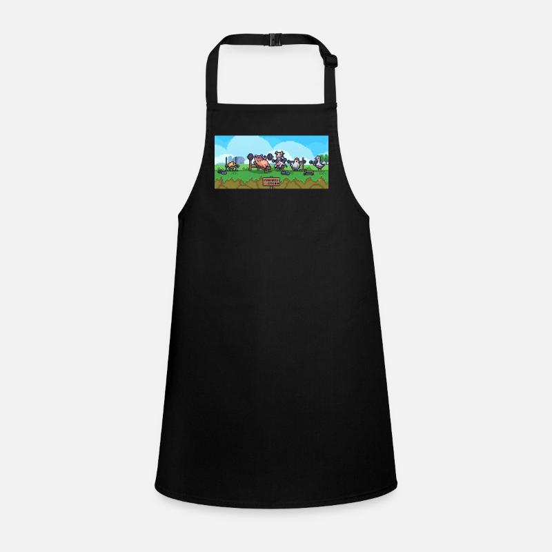 Peasant Gym Pixel Show Children's Apron