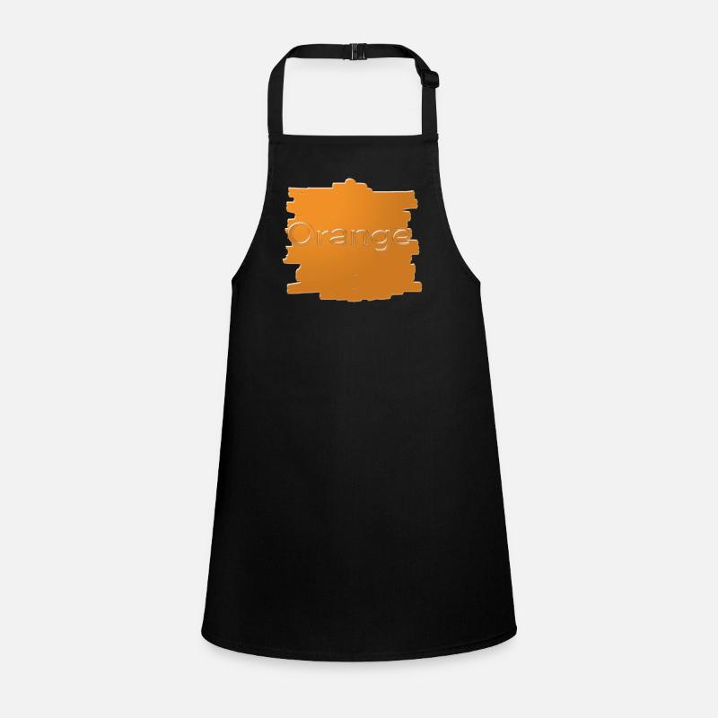 Orange Schürze für Kinder