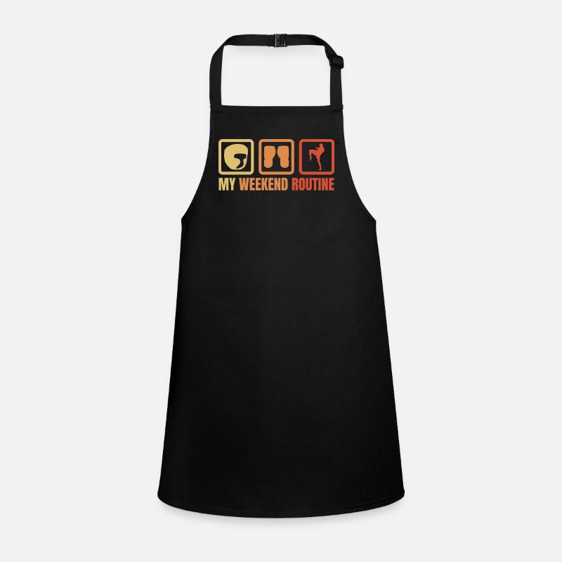 Kickboxer Wochenende Schürze für Kinder