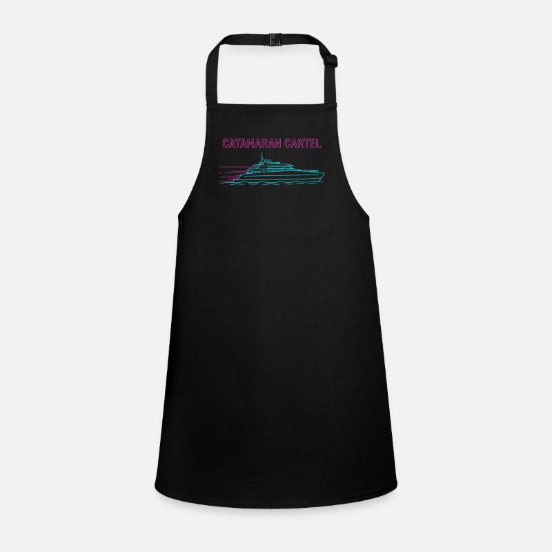 Cartel des catamarans Synthwave Tablier Enfant
