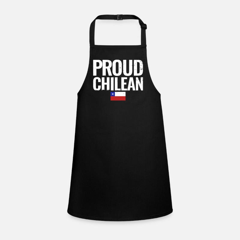 Fier drapeau chilien du Chili Tablier Enfant