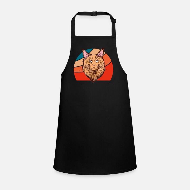 Maine Coon Chat Tablier Enfant