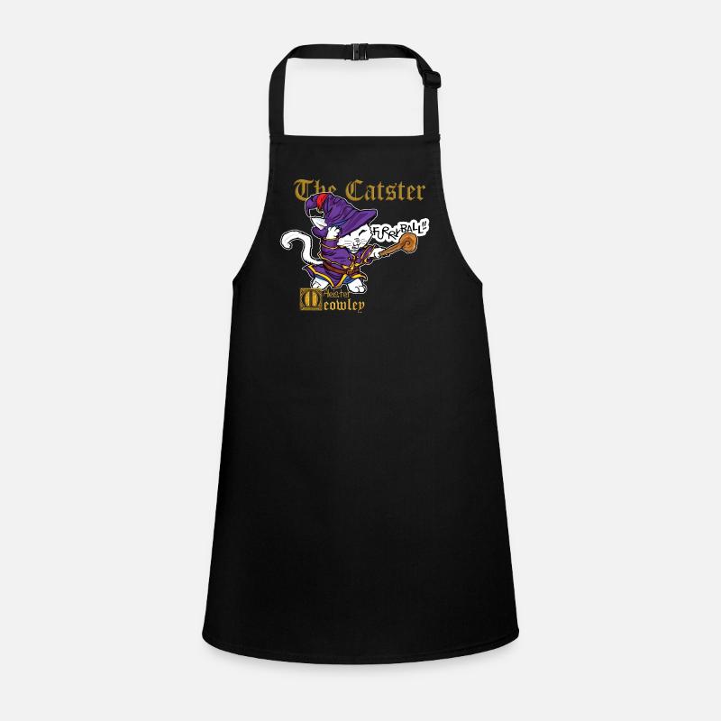 mignon chat sorcier sorcier sort fantaisie Tablier Enfant