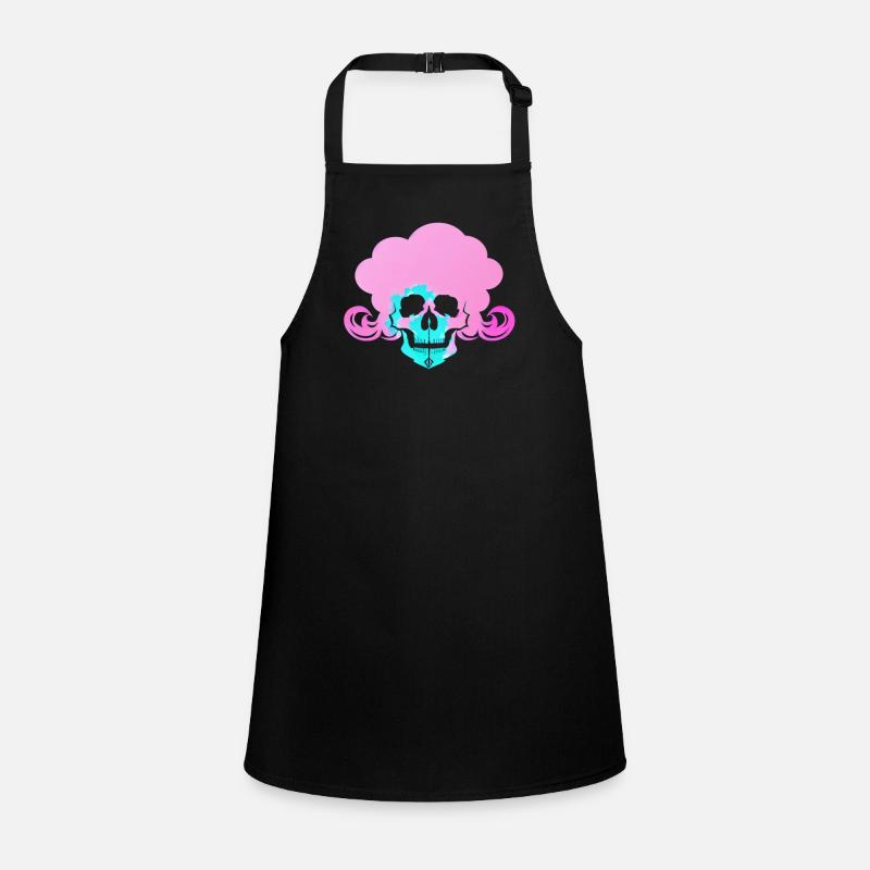Fire Skull Smoke Pink Skeleton Flames 10 Children's Apron