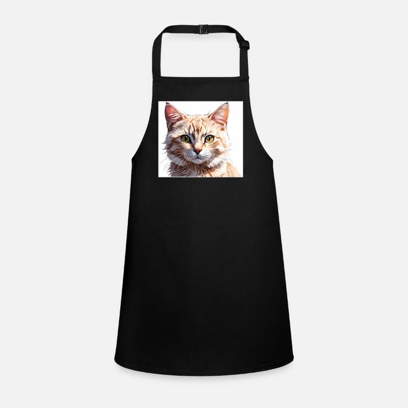 Cat Drawing Children's Apron