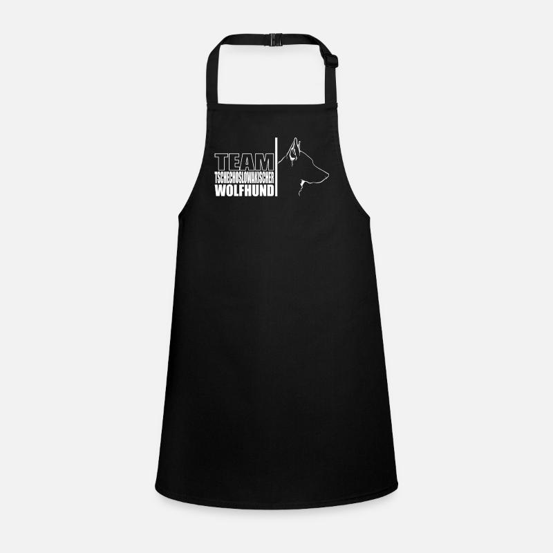 TEAM Tschechoslowakischer Wolfhund Hunde Wilsigns Schürze für Kinder