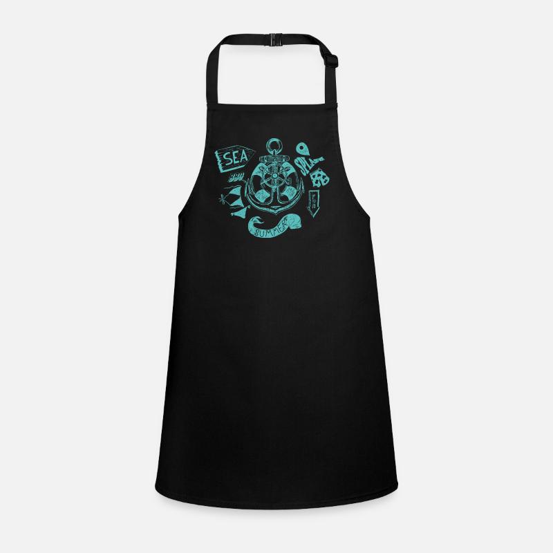 summer and blue Children's Apron