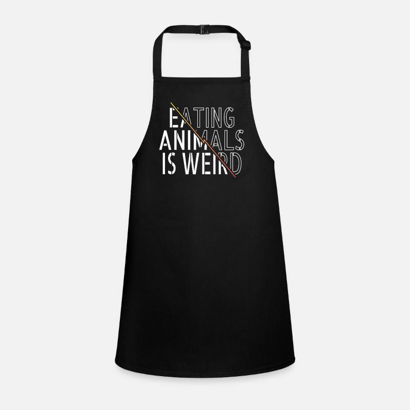 fruit care cute statement vegetarian vegan abuse Children's Apron