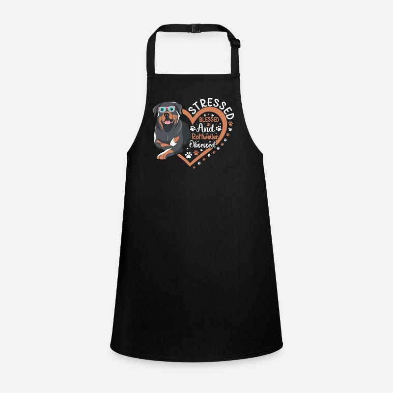 Blessed Rottweiler Obsessed Funny Children's Apron