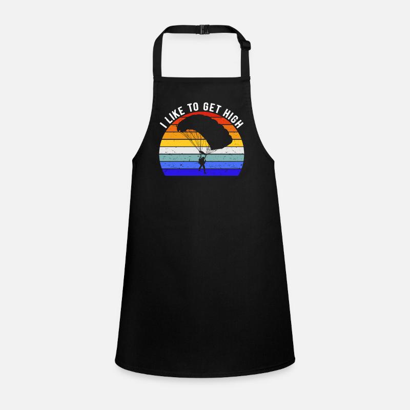 Skydiving Lover - I Like To Get High I Children's Apron