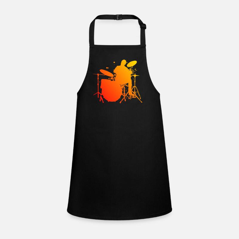 Schlagzeugspieler Drummer Schlagzeuger Drum Kit Children's Apron