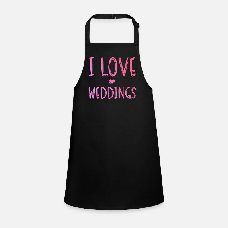 I love wedding Children's Apron