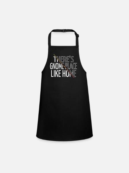 Bedroom Quote Christmas Humor Happy - Children's Apron - black - Front