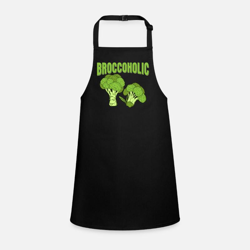 Broccoholic Broccoli Vegetable Schürze für Kinder
