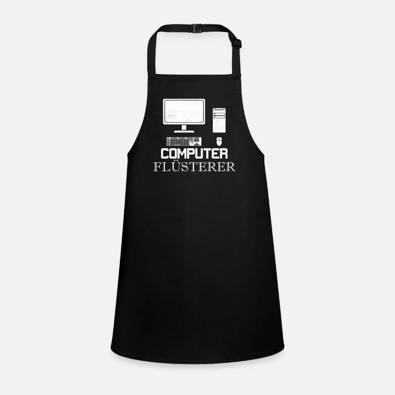 Computer Flüsterer Programierer IT Schürze für Kinder