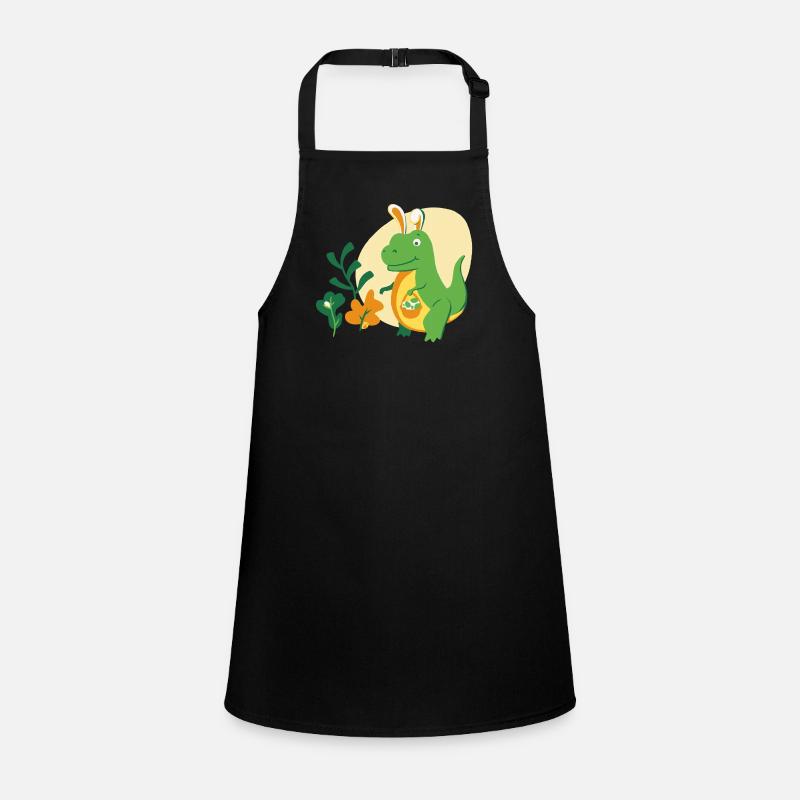 Easter Bunny T-Rex Children's Apron