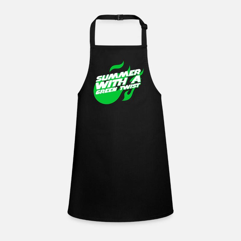 Summer with an ecological touch, green holidays Children's Apron