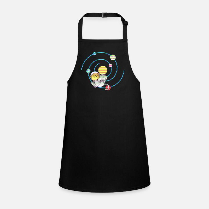 Space cat in Earth orbit Children's Apron