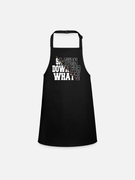 christmas funny quote astronomy lovers bday - Children's Apron - black - Front