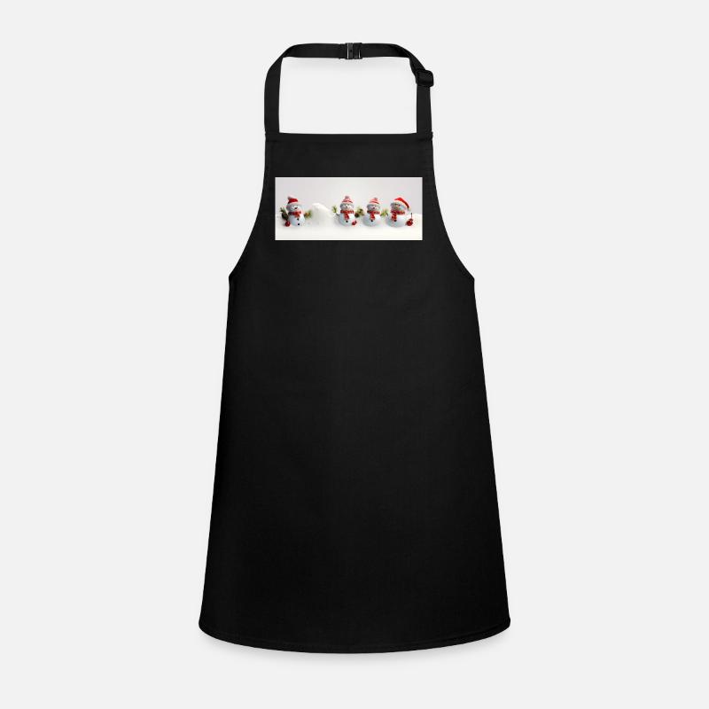 Weihnachts-Schneemann Schürze für Kinder