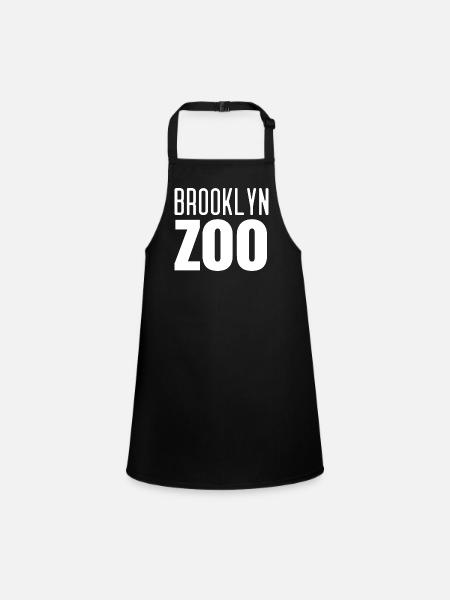 Brooklyn Zoo - Children's Apron - black - Front