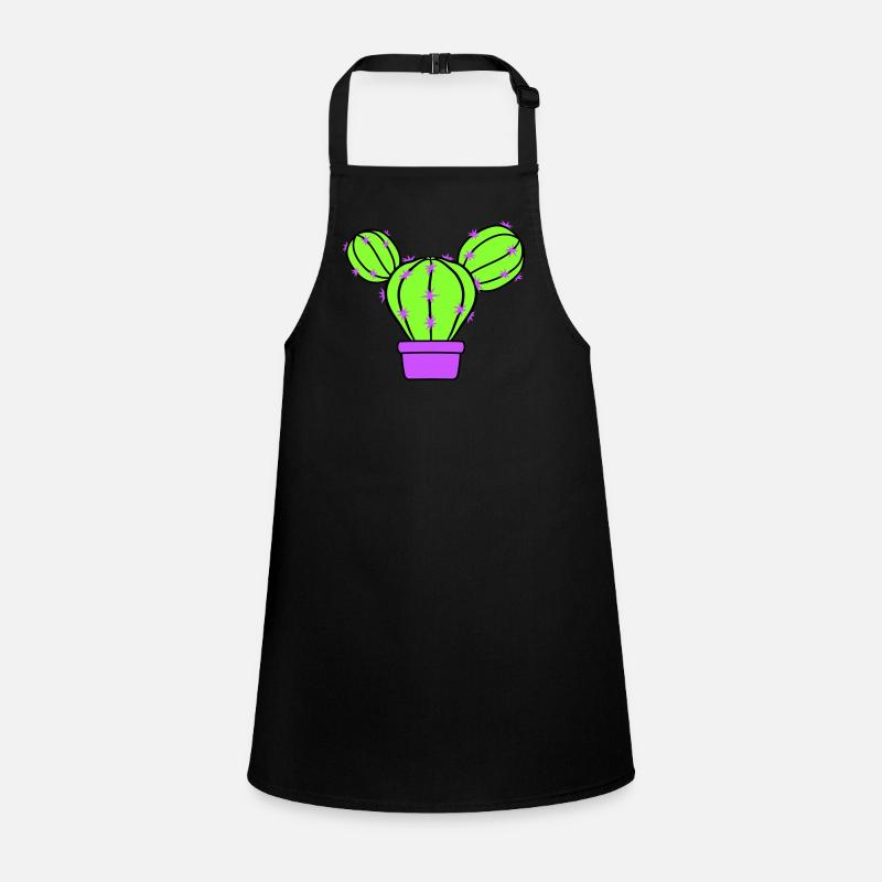 Small Cactus Spines Desert Cacti Flower Pot Children's Apron