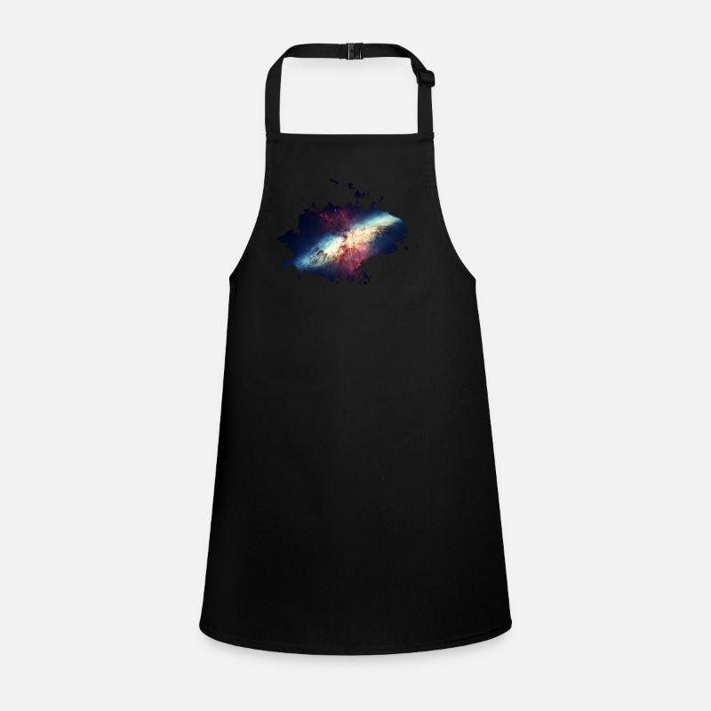 Galaxy Stars Planet Splash Space Illustration Children's Apron