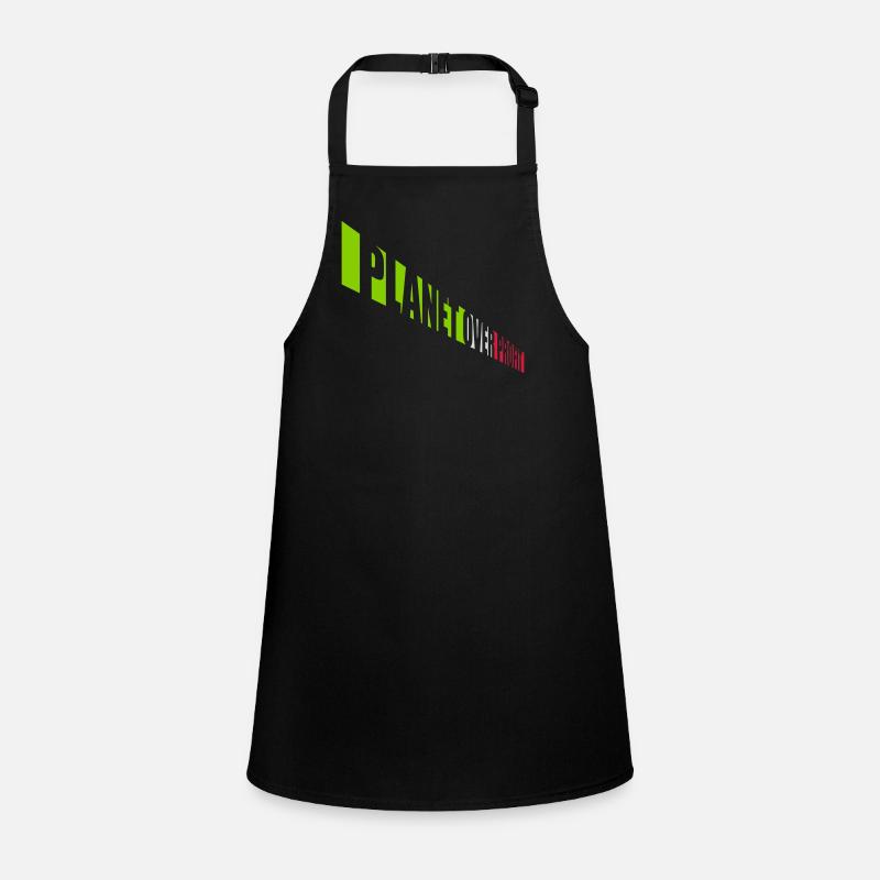 planet over profit Zitat Schürze für Kinder