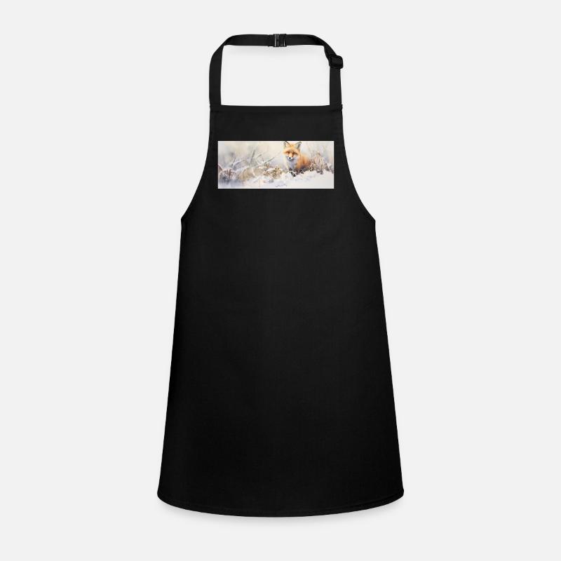Fox Landscape Snow Children's Apron