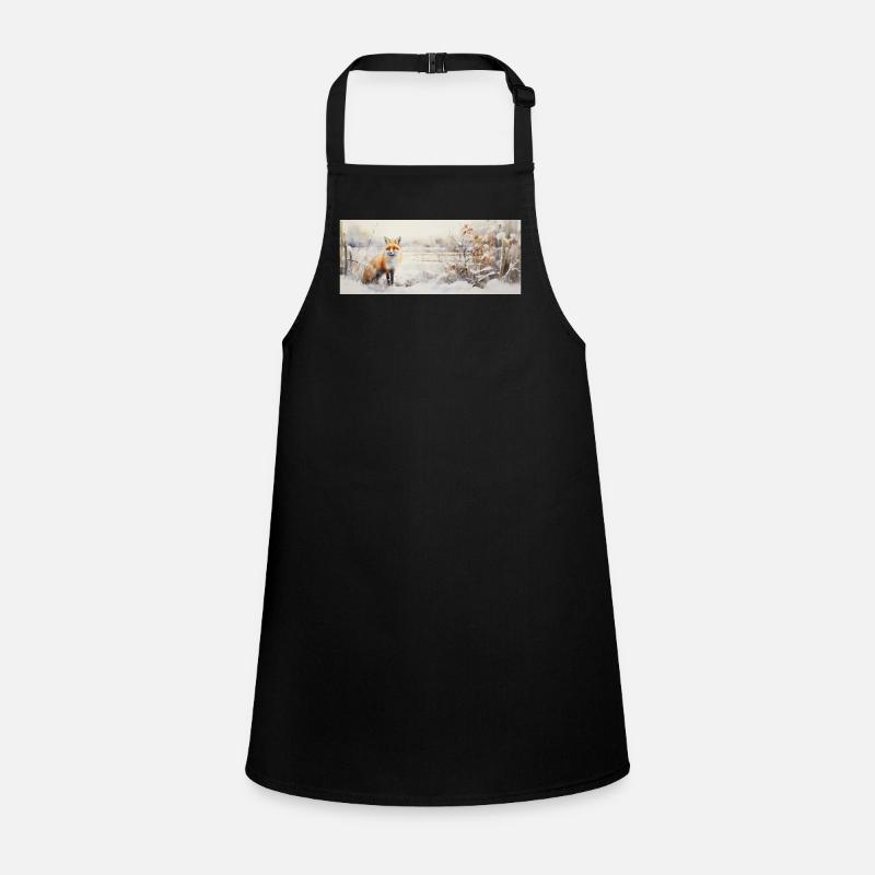 Fox Landscape Snow Children's Apron
