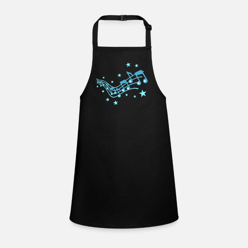 Many Music Notes Icons Melody Musical Notes Audio Children's Apron