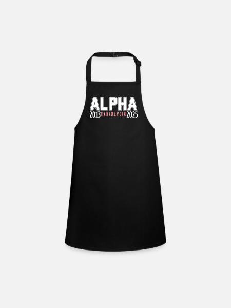La génération alpha 2013-2025 - Tablier Enfant - noir - Devant