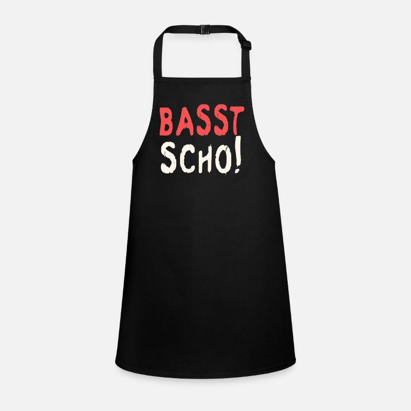 Basst scho rot texte baige Tablier Enfant