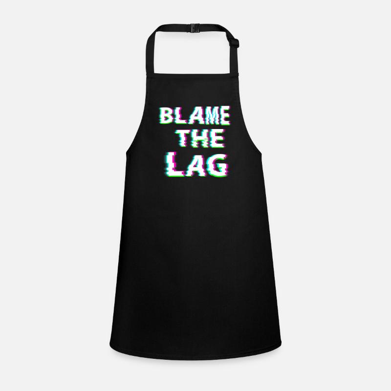 blame the lag Children's Apron
