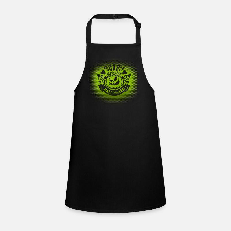 Scary Halloween Party Pumpkin Fall Gift Idea Children's Apron