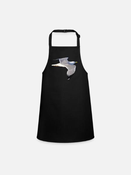 gull - Children's Apron - black