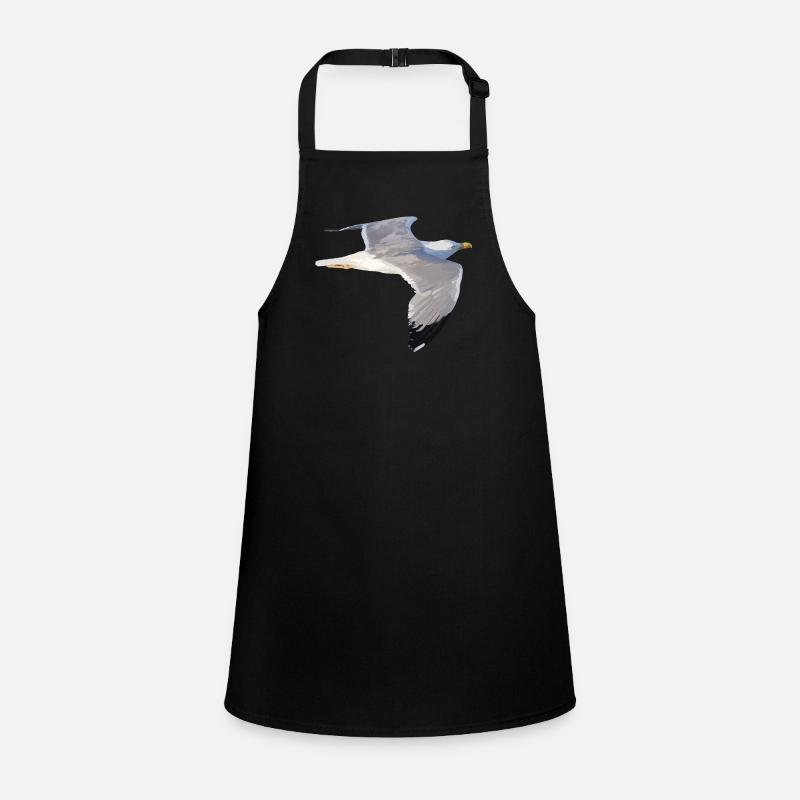 mouette - Tablier Enfant - noir