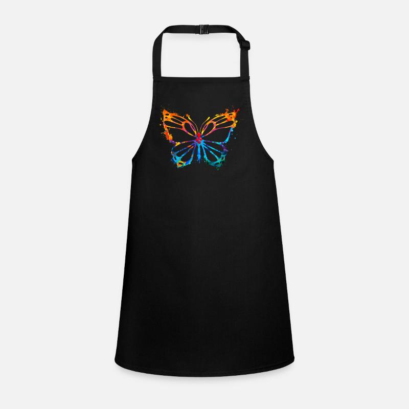 Butterfly Watercolors Somme Spring Colorful Children's Apron