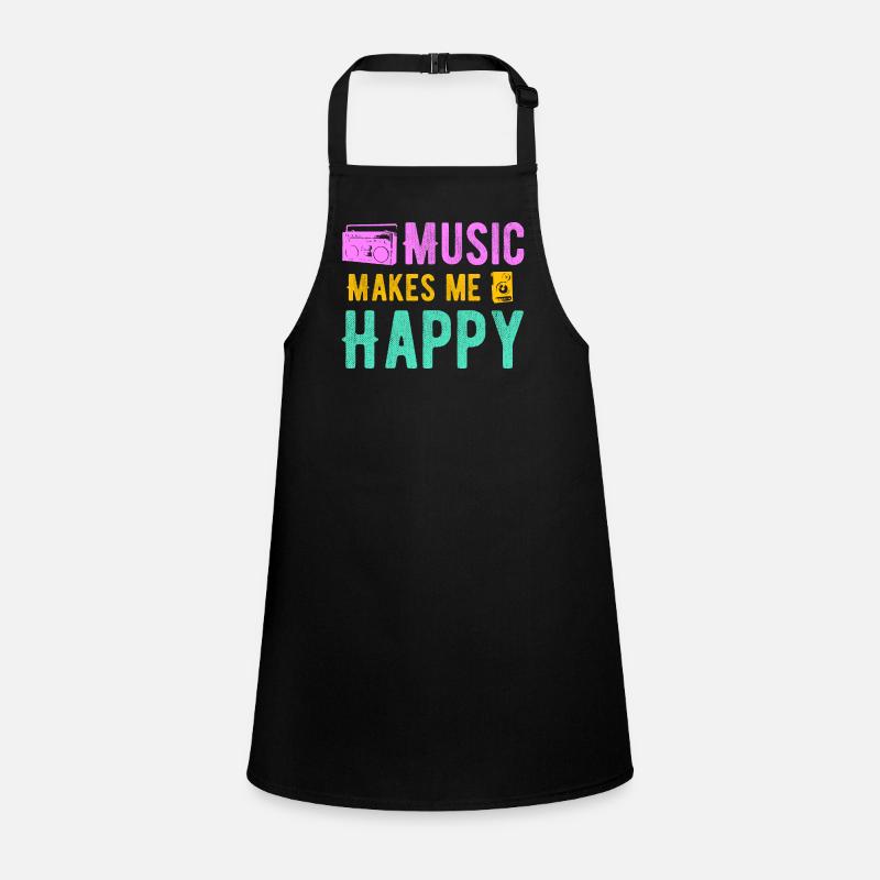 La musique me rend heureux Tablier Enfant