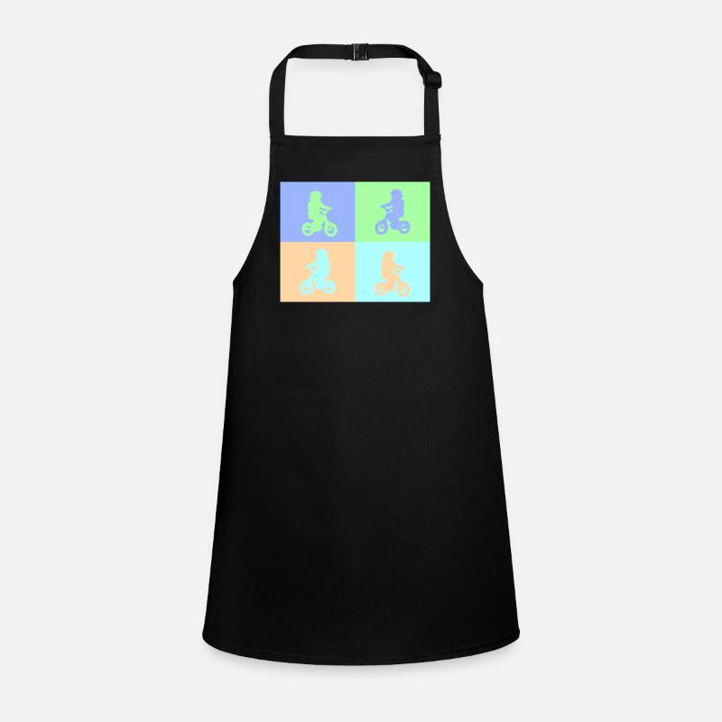 Junior Biker Pop Art pastel Children's Apron
