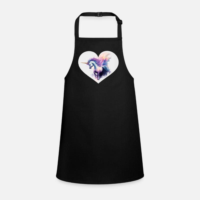 unicorn heart Children's Apron