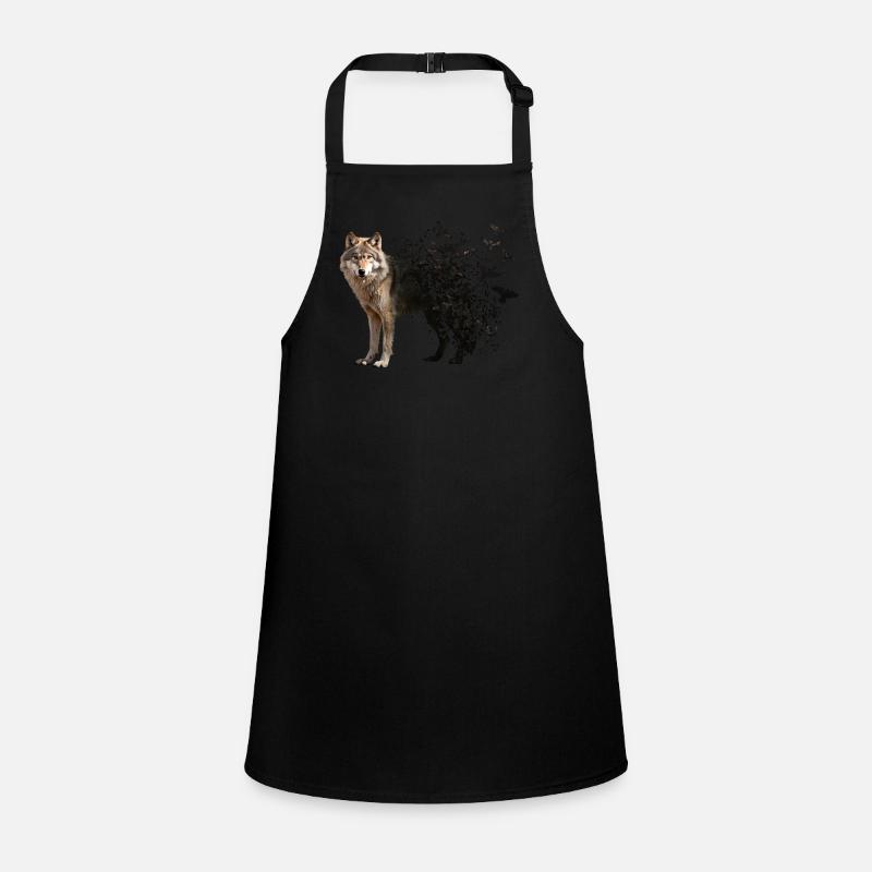 Wolf Schürze für Kinder