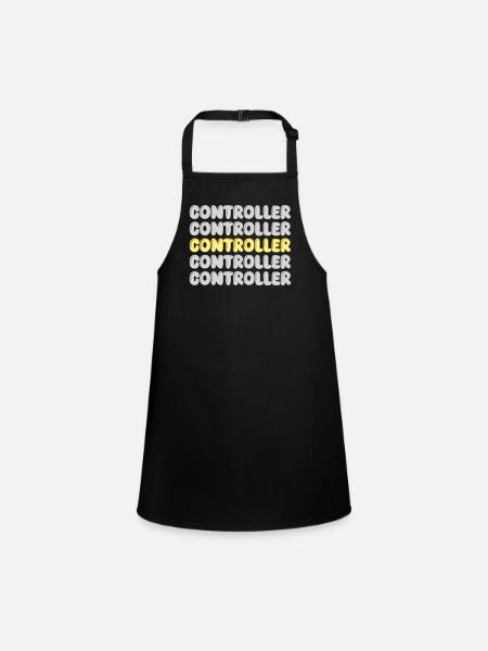 Contrôleur de travail - Tablier Enfant - noir - Devant